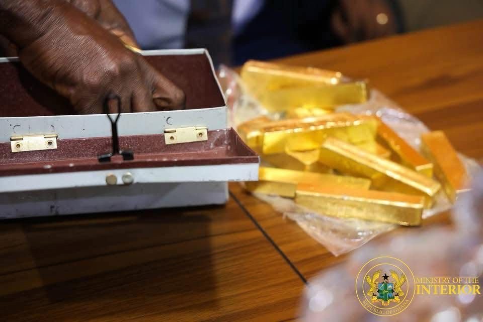 NACOC hands over $1.7 million worth of sized gold to GOLDBOD