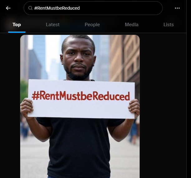 Ghanaians flood social media with #RentMustBeReduced calls Ghanaians flood social media with #RentMustBeReduced calls