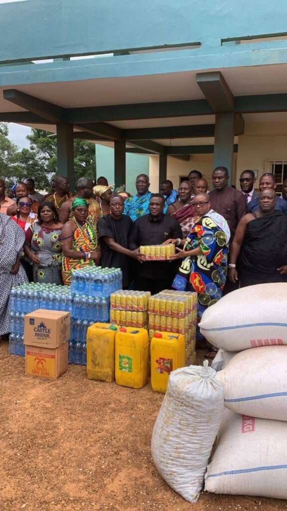 Sam George donates to Ningo and Prampram towards Homowo celebrations