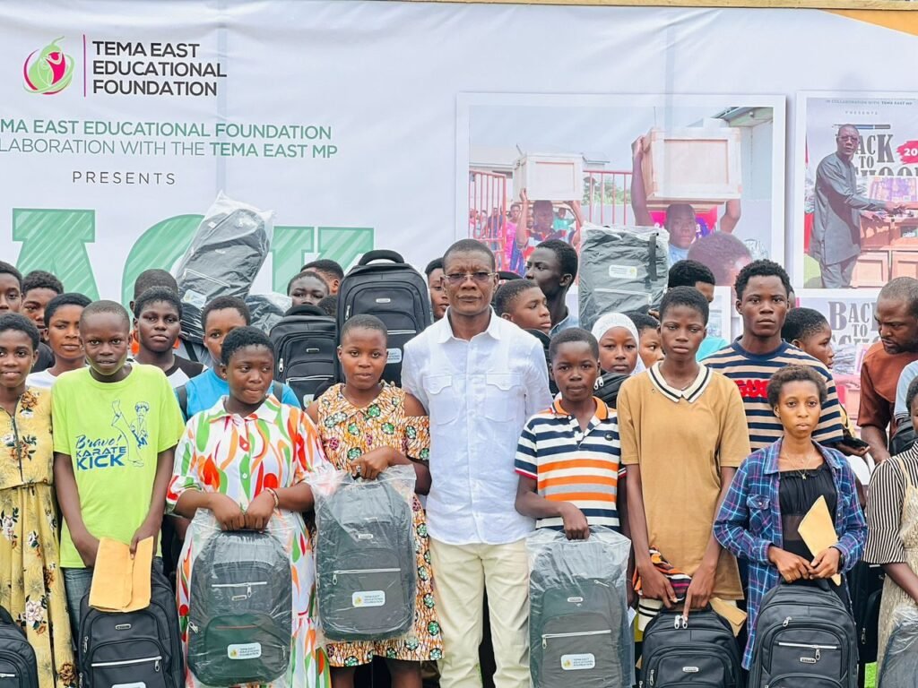 Tema East MP supports fresh students in 5th edition of #Back2School Initiative Tema East MP supports fresh students in 5th edition of #Back2School Initiative