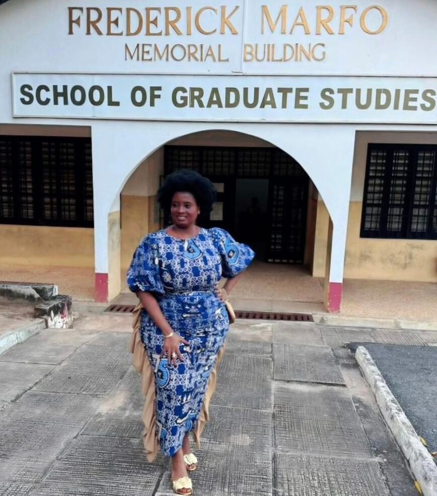 Watch: Victoria Hamah successfully defends PhD thesis at University of Ghana Watch: Victoria Hamah successfully defends PhD thesis at University of Ghana