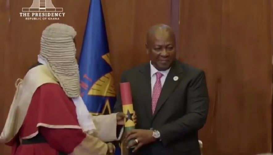 Justice Baffoe-Bonnie sworn in as Chief Justice