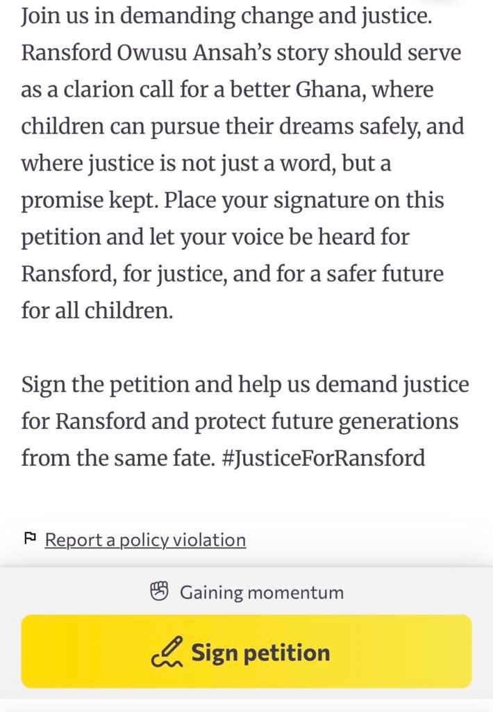 #JusticeForRansford: Calls grow for arrest of Coach accused in death of teen #JusticeForRansford: Calls grow for arrest of Coach accused in death of teen