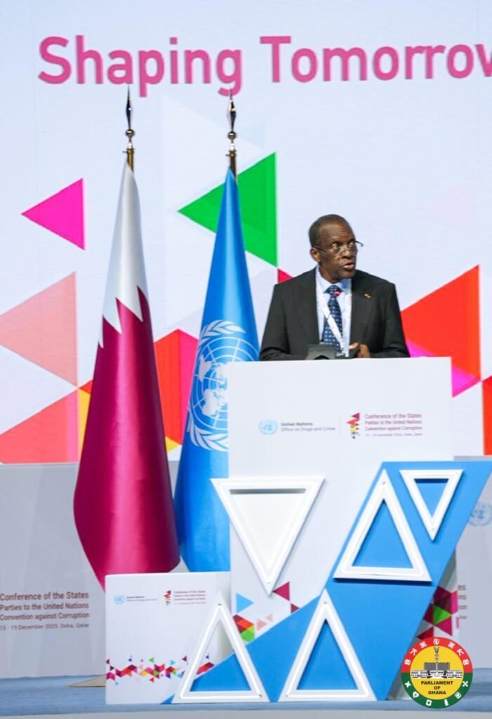 Speaker Bagbin champions Ghana’s Anti-corruption agenda at UN summit 