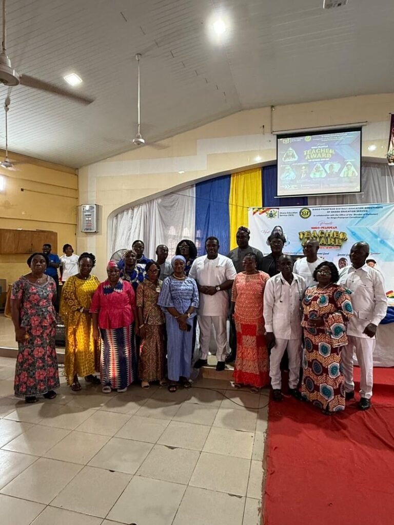 Sam George rolls out an education awards scheme in Ningo-Prampram to honour teachers