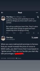 Ghanaians react to cocoa producer price slash