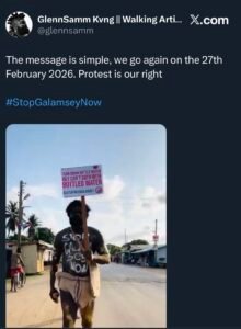 Galamsey protest organisers reject police call to postpone Feb. 27 rally
