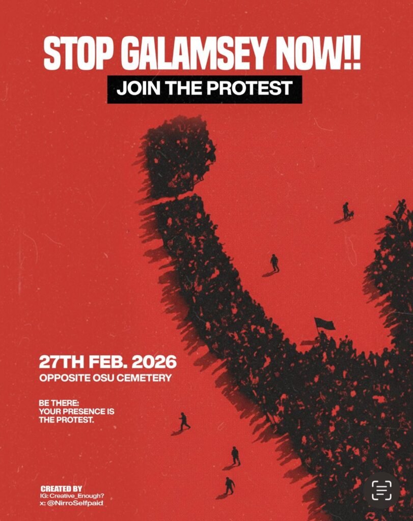 Galamsey protest organisers reject police call to postpone Feb. 27 rally