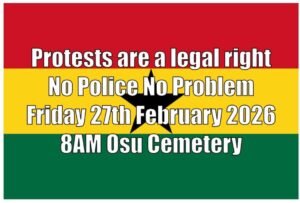Galamsey protest organisers reject police call to postpone Feb. 27 rally