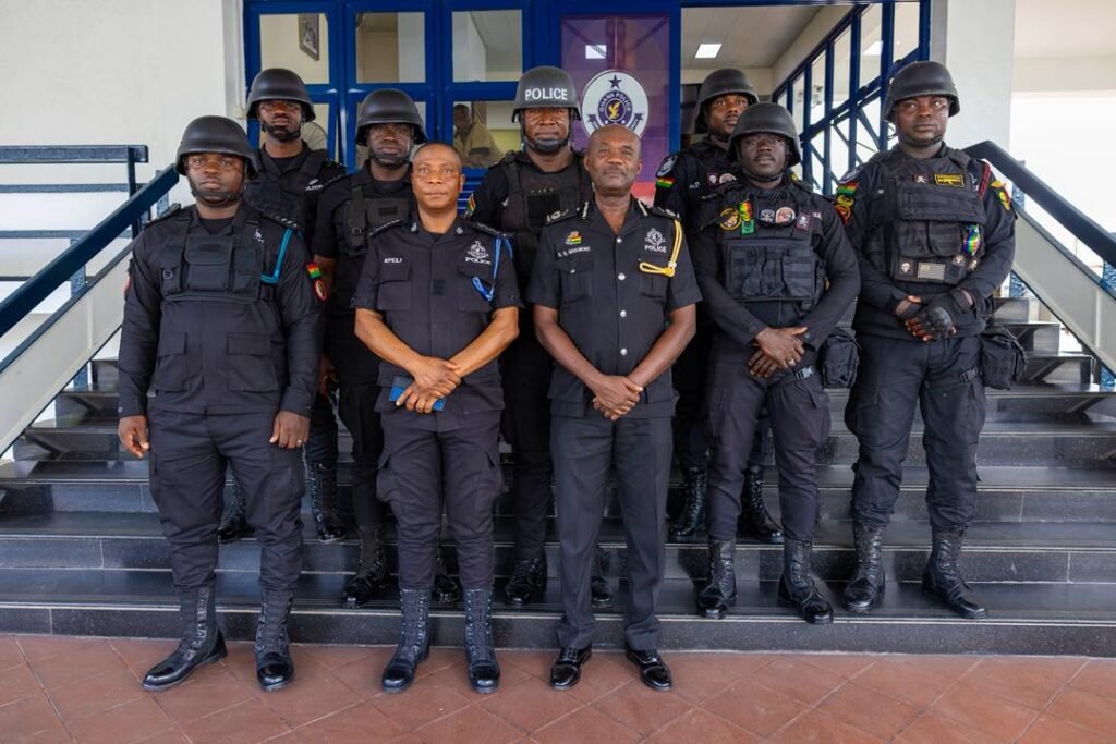 IGP Yohuno Rewards Heroic Tema Officers with Promotion After Gun Battle with Robbers